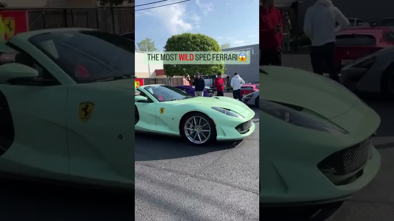 CRAZY SPECS 🍀 Mint Green #Ferrari