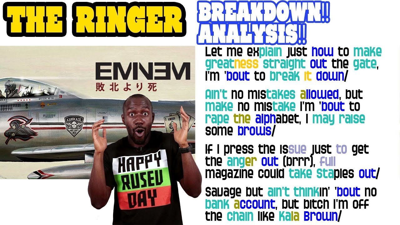 Eminem - The Ringer: Lyrics/Rhymes BREAKDOWN! ANALYSIS! and REACTION