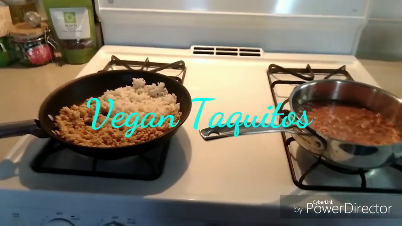 VEGAN TAQUITOS! SO GOOD!