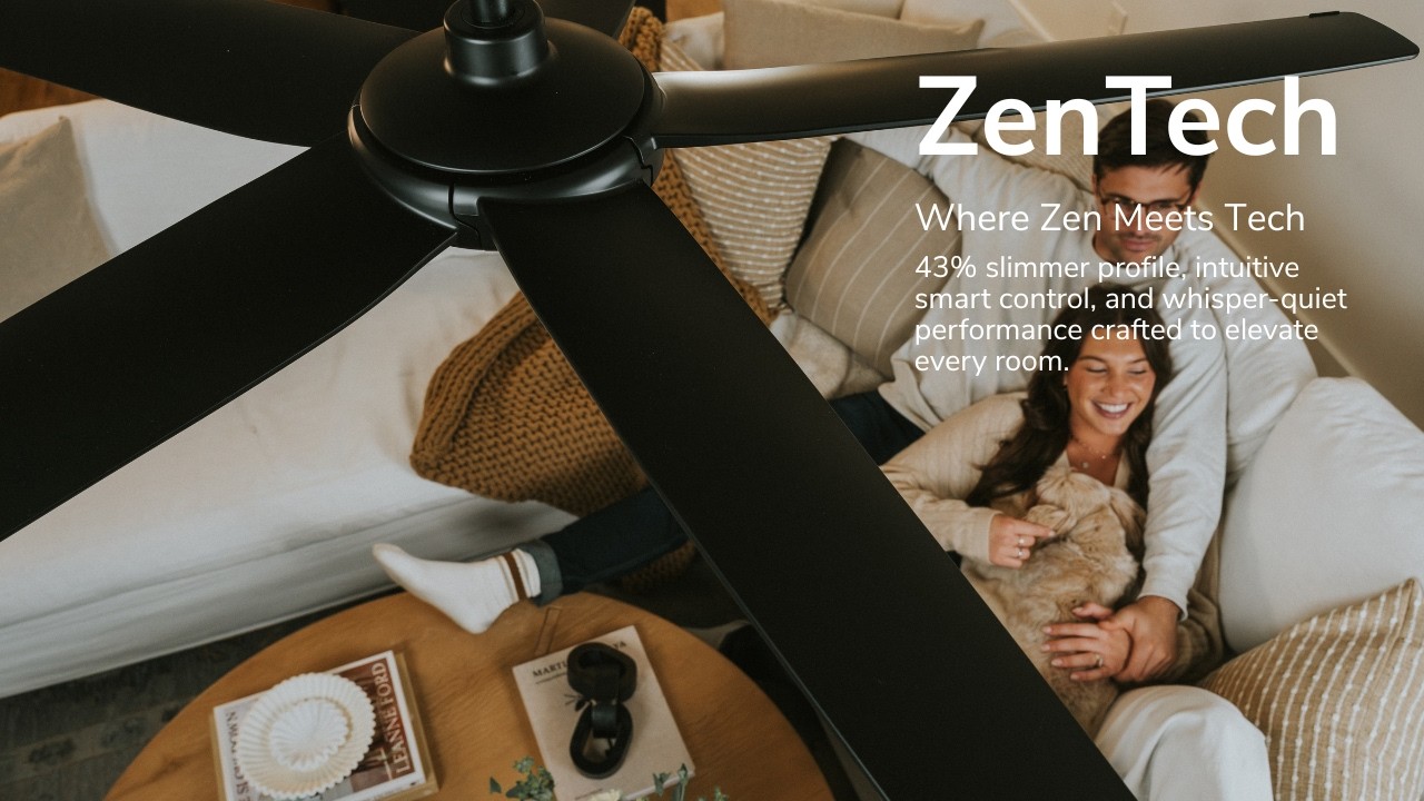 Where Zen Meets Tech: ZenTech by Hunter | Our Most Advanced Ceiling Fan Yet #ceilingfan #smarthome