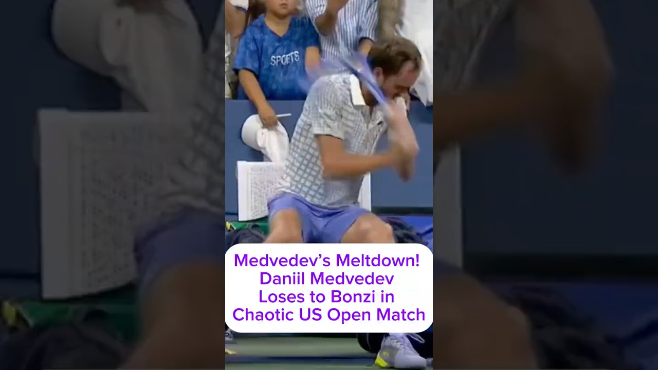 Medvedev’s Meltdown in Chaotic US Open Match 