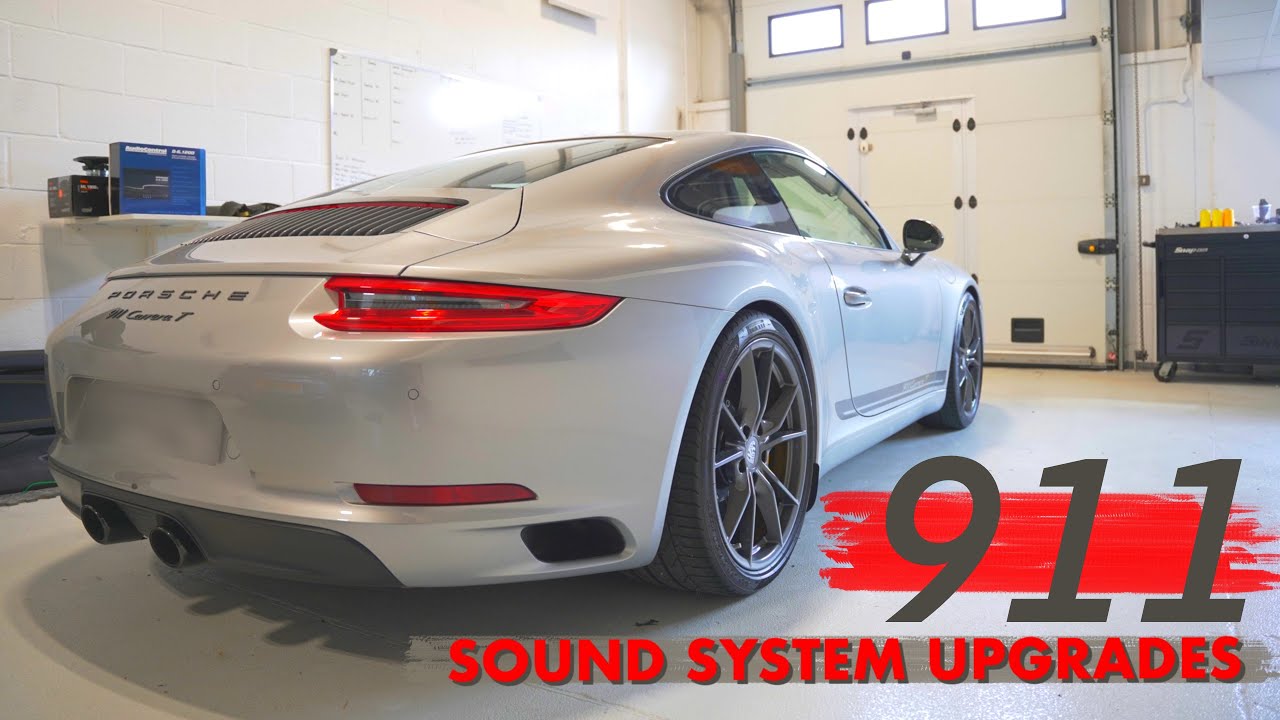 Porsche 911 Carrera T Sound system upgrades!