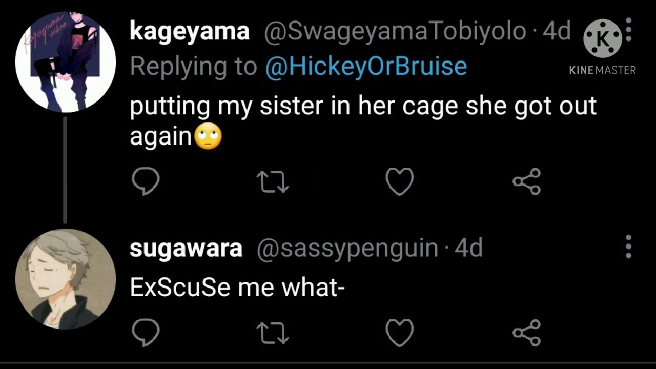 If Haikyuu characters had Twitter part 1 |little bit of tsukikage and chaotic first years|