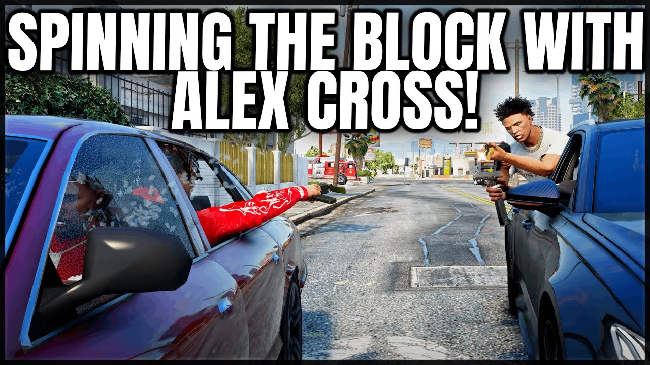 Spinning The Block With Alex Cross!  | GTA RP | GrizzleyWorld Whitelist