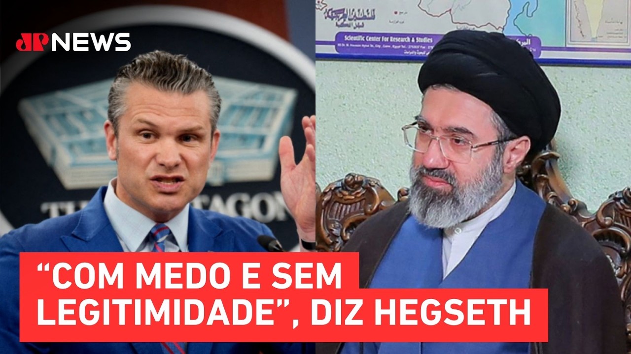 Guerra EUA-Irã: “Novo líder está provavelmente desfigurado”, diz secretário de Guerra | TEMPO REAL
