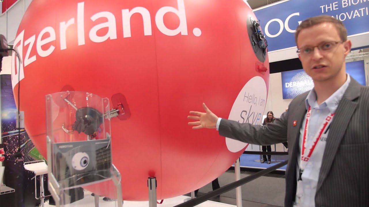 Aerotain, airship drone for advertising and events