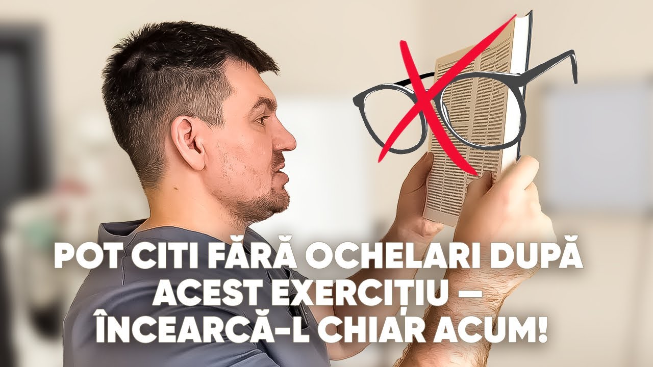 Am făcut acest exercițiu pentru ochi o singură dată — și acum văd perfect! 👀✨