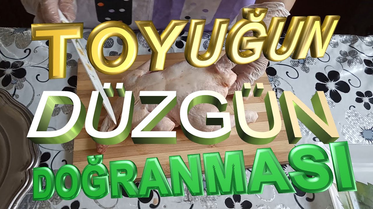 Как правильно разделать курицу