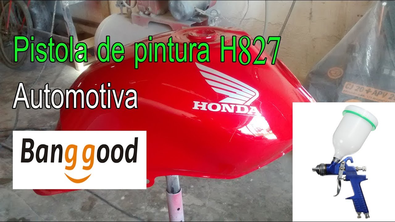 Pistola de pintura Automotiva H827  Banggood DIY