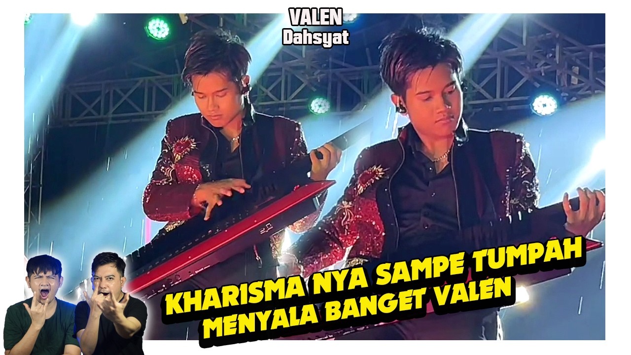 Kharisma Valen makin membuncah. Lagu Dahsyat makin dahsyat dibawainnya.