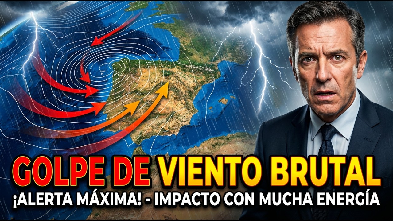 ⚠️ ¡URGENTE! ¿Vientos de 200 km/h? La Borrasca 