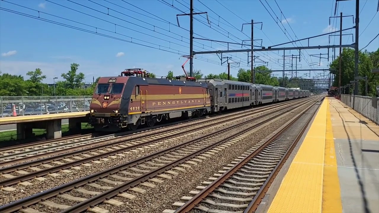 NJ Transit & Amtrak Northeast Corridor Action @ Princeton Junction (ft Alstom Avelia Liberty)