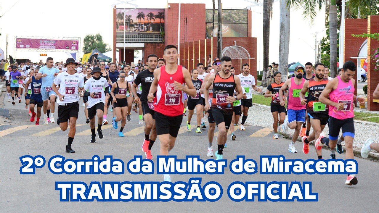 2ª CORRIDA DA MULHER DE MIRACEMA- TRANSMISSÃO OFICIAL.