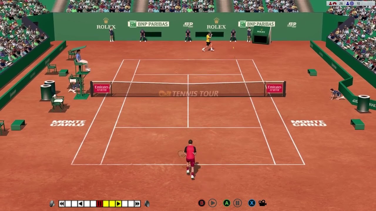 Gasquet Vs Alcaraz ( Monte Carlo) - Full Ace Tennis Simulator