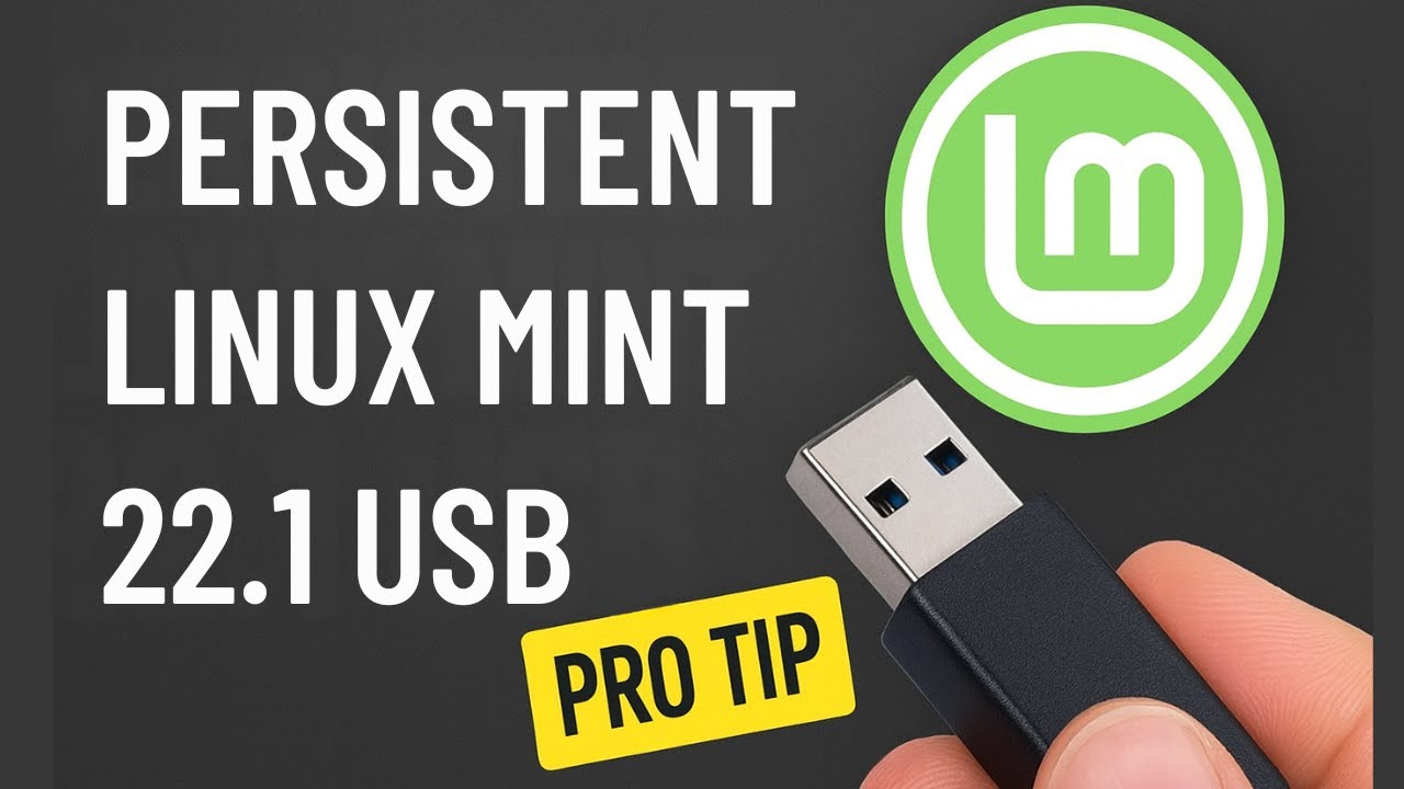 Create a Persistent Linux Mint 22.1 USB (Step-by-Step Guide)