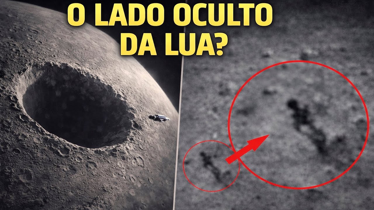 IMAGENS ESTRANHAS NO LADO OCULTO DA LUA