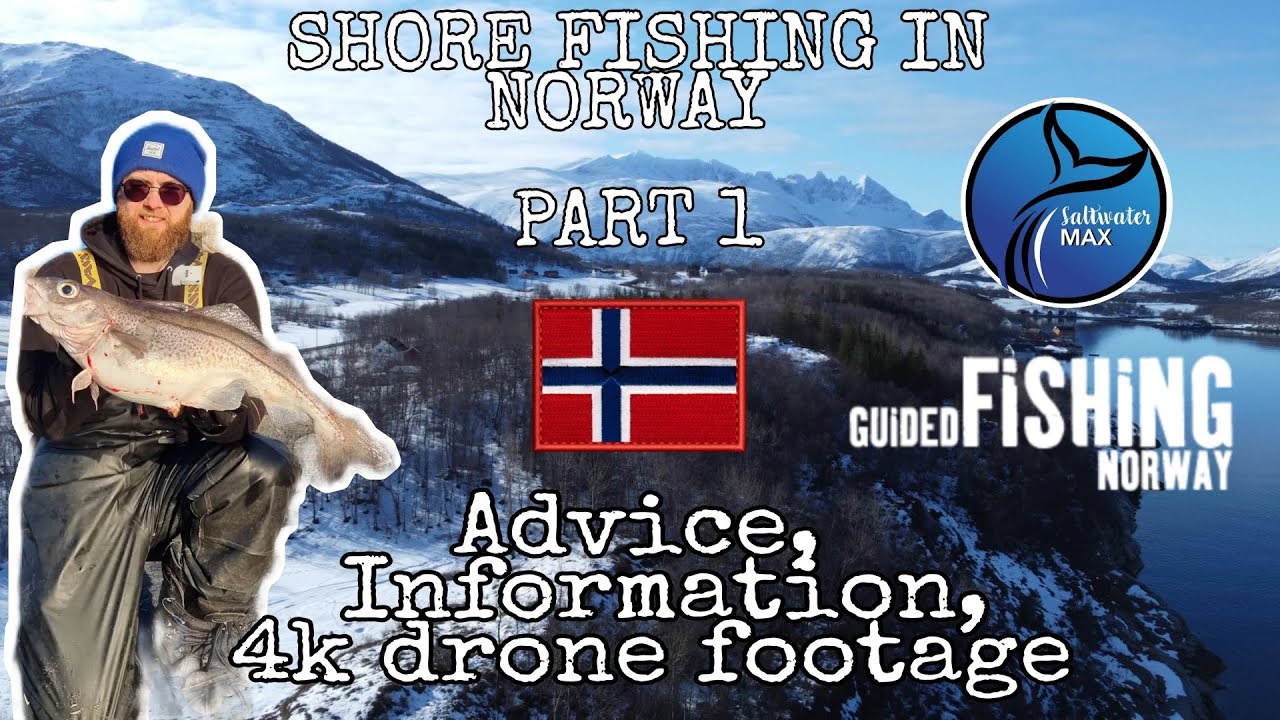 SHORE FISHING IN NORWAY PART 1 , Advice, rig ideas, 4k drone footage & FISH! #4kdrone #fishingtips