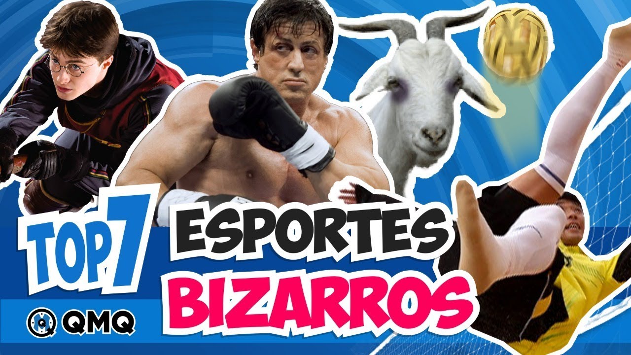 ESPORTES mais BIZARROS do mundo | Top 7 | QMQ S03E52