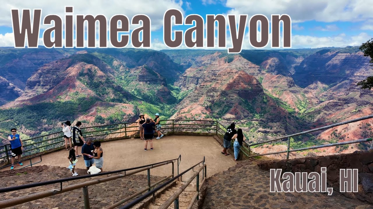 GRAND CANYON of THE PACIFIC: Waimea Canyon Lookout and Kalalau Lookout