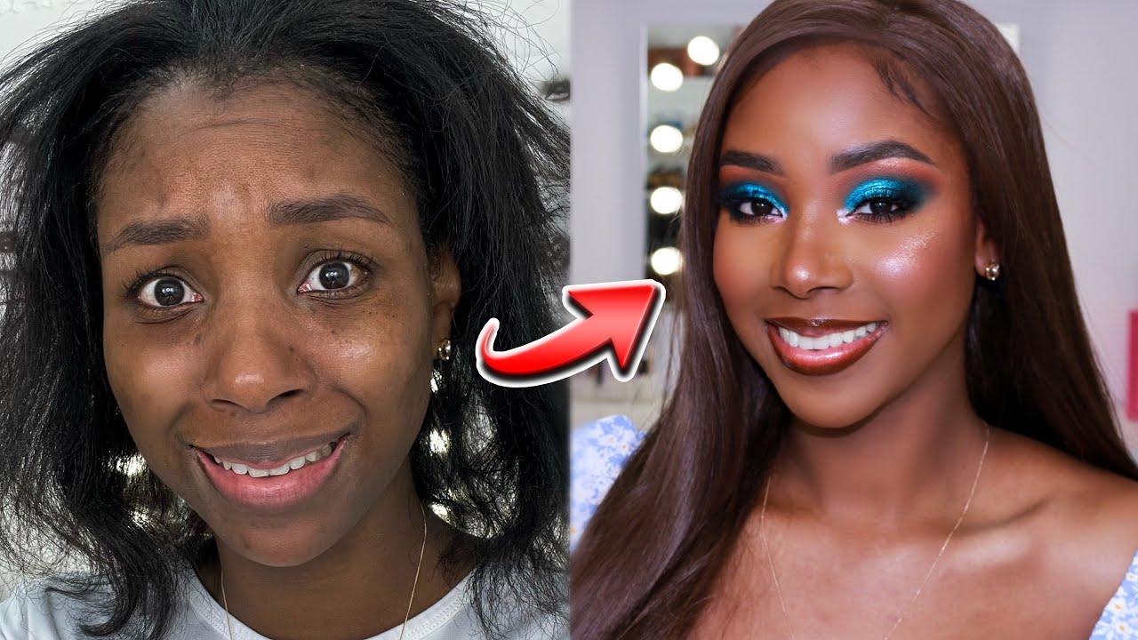 Makeup Transformation! 😱 TUTORIAL DE MAQUILLAJE PIEL MORENA, OSCURA, NEGRA | Mary Pulido