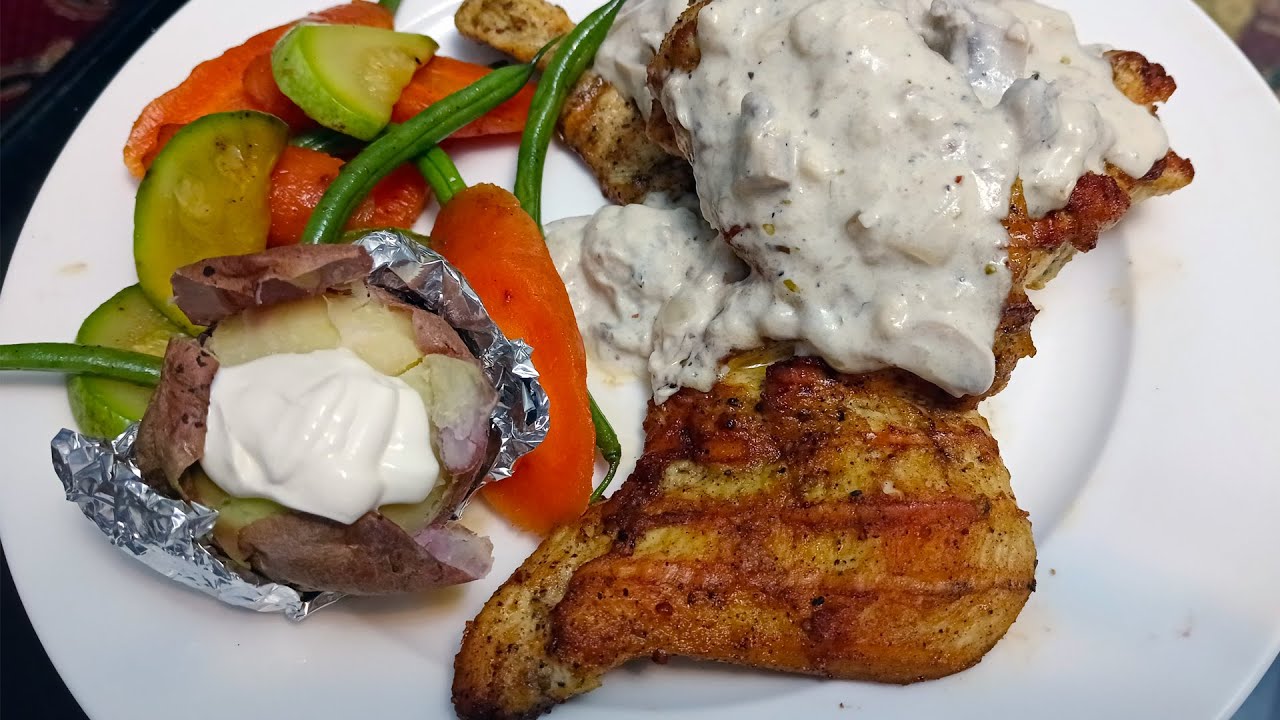 Chicken Steak with white sauce | Quick delicious Chicken Steak recipe | How to cook chicken steak