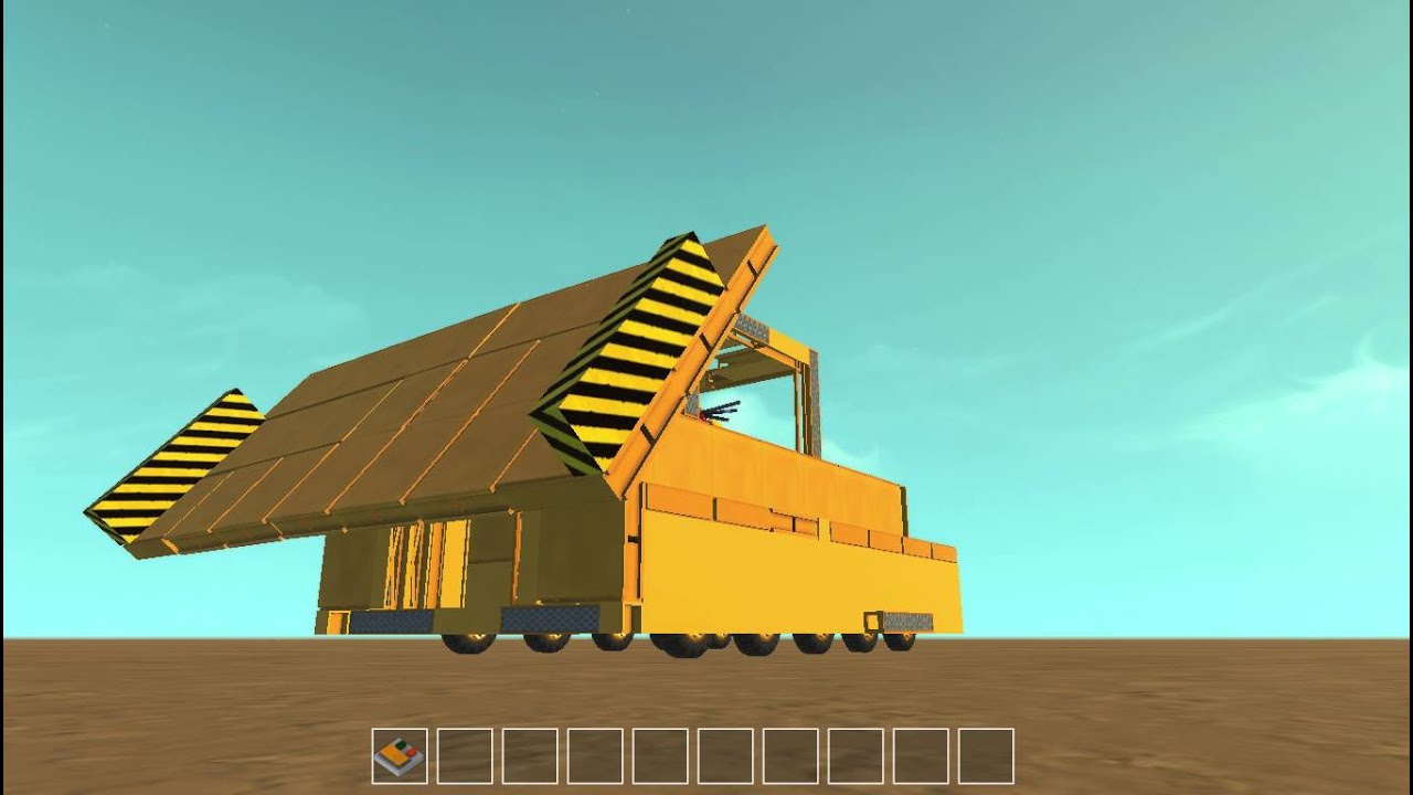 ScrapMechanic Tank Drive Bulldozer
