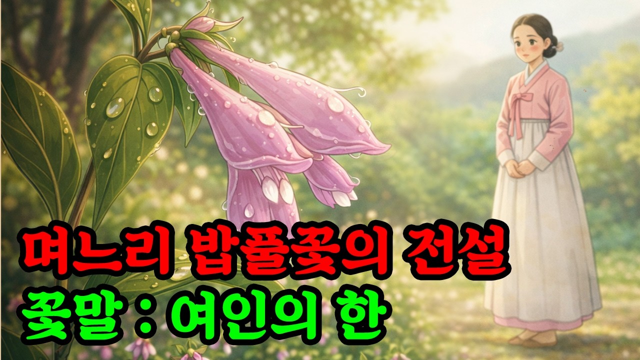 며느리 밥풀꽃의 전설.. 꽃말은 