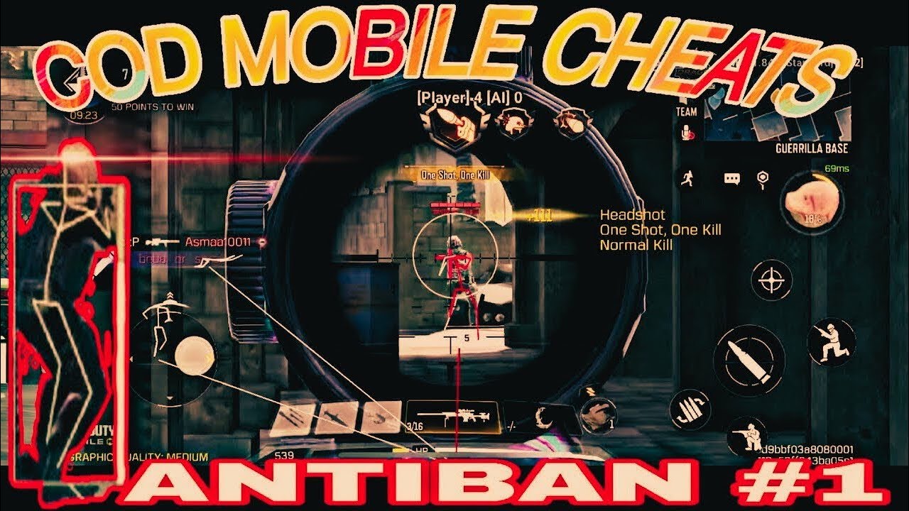 HACK/MOD MENU COD MOBILE ESP +WALLHACK +AIMBOT+SKIN || COD MOBILE ANDROID & IOS MOD MENU SUPPORTED.