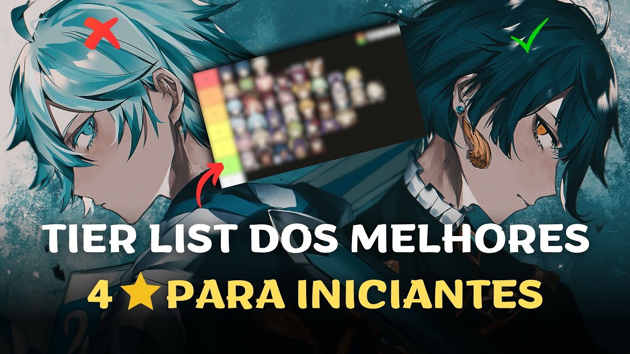 TIER LIST - MELHORES 4 ESTRELAS PARA INICIANTES/F2P [GENSHIN IMPACT]