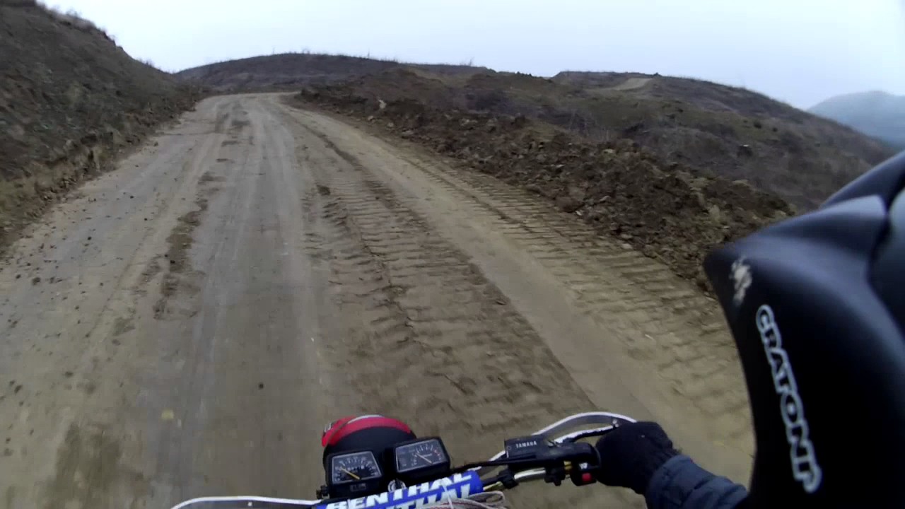 YAMAHA XT 600 Enduro Winter Test Ride -4° 60fps
