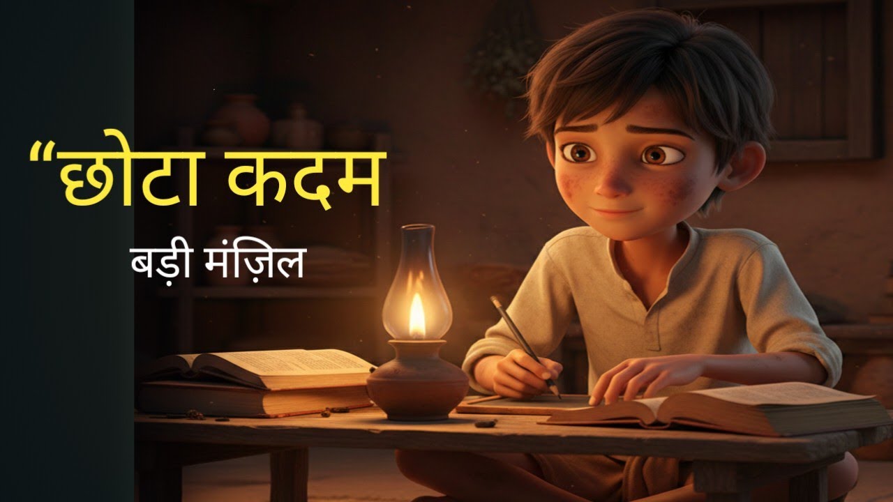 “छोटा कदम बड़ी मंज़िल  “हर दिन का एक छोटा कदम, कल की बड़ी मंज़िल।”