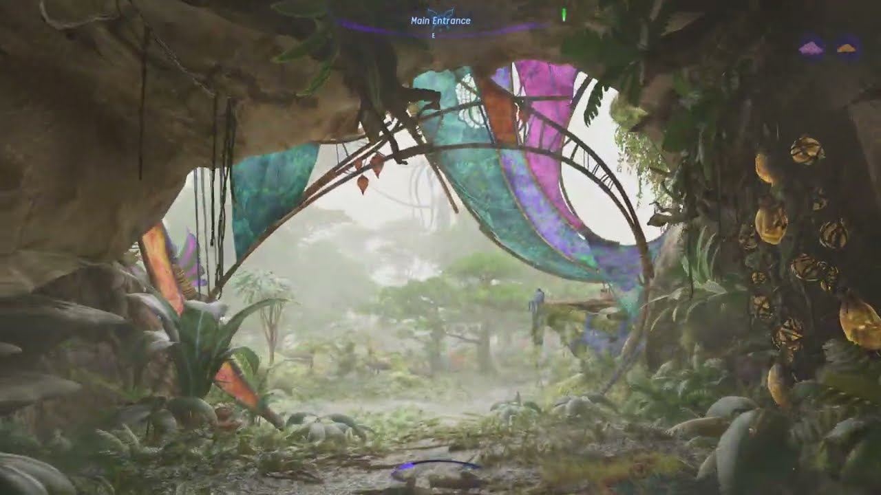 Avatar: Frontiers of Pandora, Thunderstorm weather near Hometree, Beauty of Avatar in 4K Ultra HD