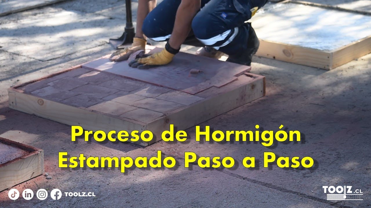Proceso de Hormigón Estampado Paso a Paso