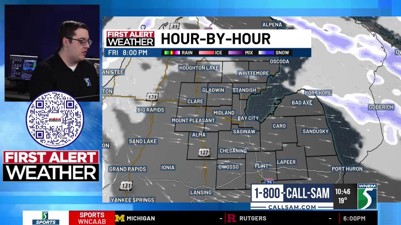 Wind Chills drop across mid-Michigan for Friday and Saturday