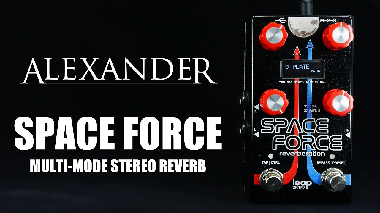 Alexander Pedals Space Force Stereo Reverb | Демонстрация