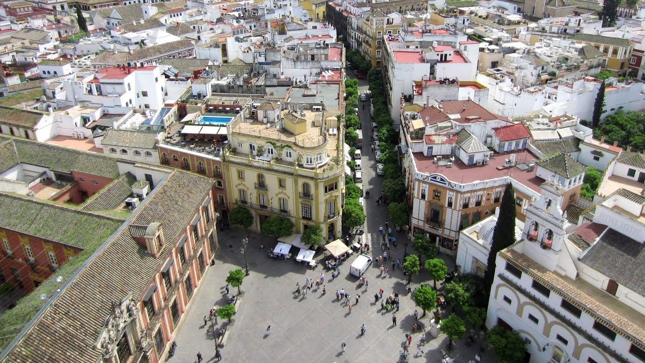 SEVILLA (BARRIO DE SANTA CRUZ) ANDALUCÍA . ESPAÑA (FULL HD)