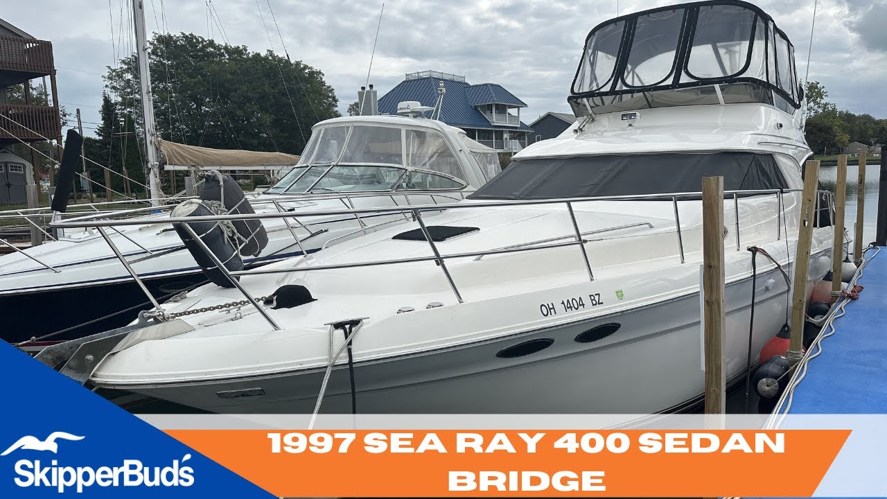 1997 Sea Ray 400 Sedan Bridge Yacht Tour SkipperBud's