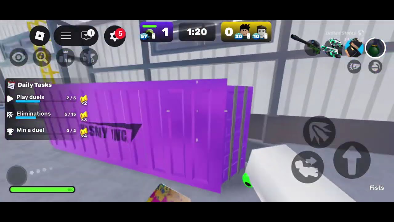 Me soloing a 1v2 in Rivals