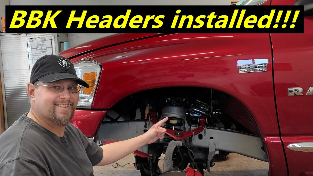Installing BBK Shorty Headers on Dodge Ram - Bad Wrench