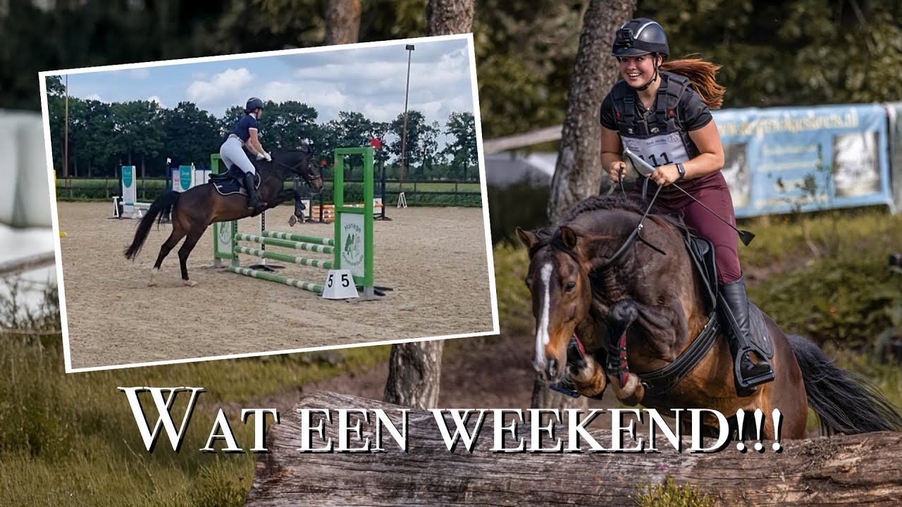 Hoofdstelloos crossen en bijna gevallen op wedstrijd #vlog 5 || Yvet van Milligen