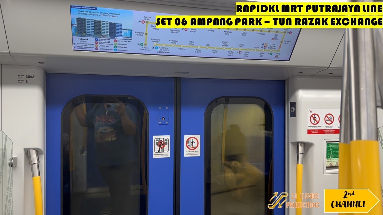 【RapidKL MRT Putrajaya Line】 Hyundai Rotem (204) - Ampang Park to Tun Razak Exchange.