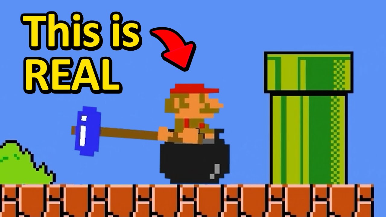 Getting Over It with Mario is incredible