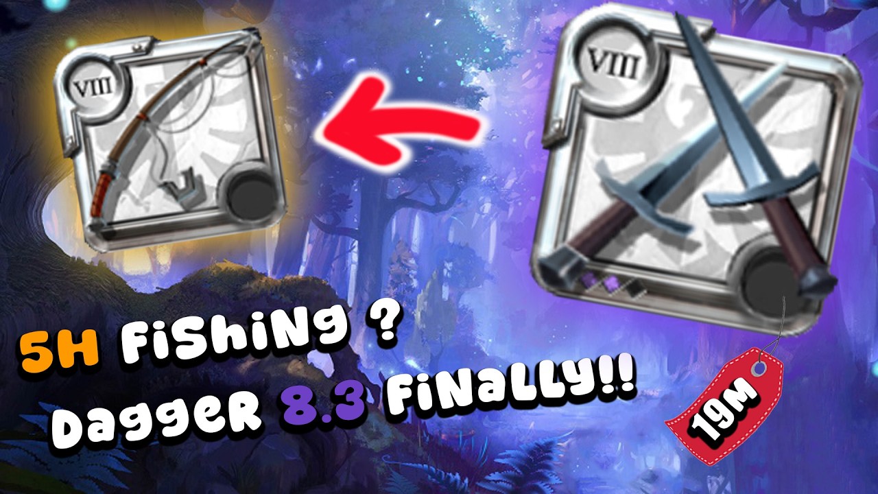 5 Hours Fishing = 19M Silver?! Bought a Dagger 8.3! 😱🐟