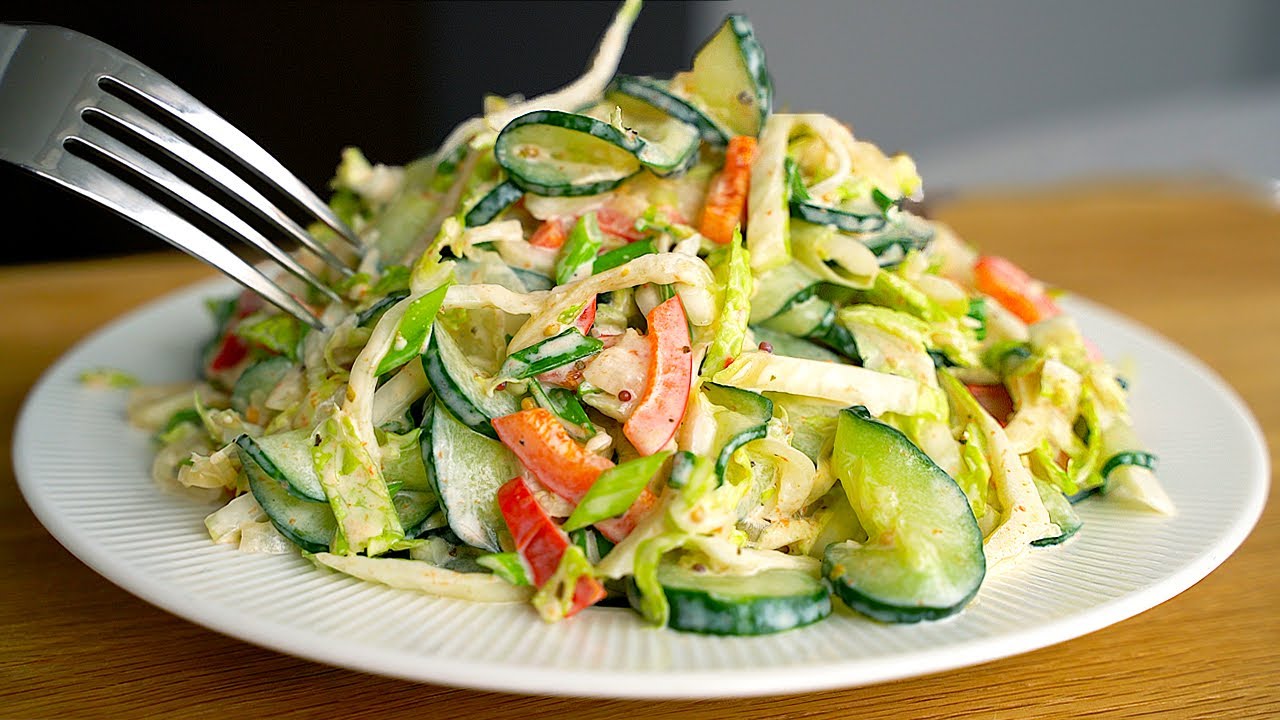 Gurken Salat, der Bauchfett verbrennt! Meine Mutter hat in einem Monat 25 kg abgenommen.