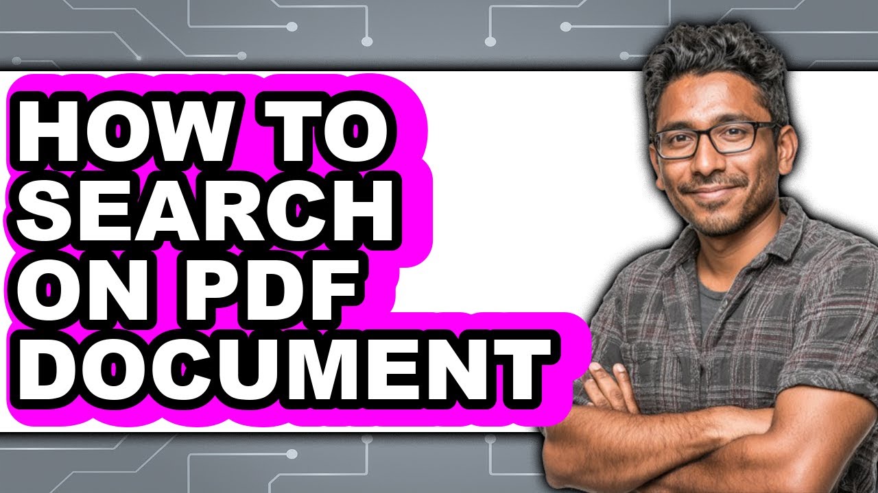 How to Search on Pdf Document (easy Method)