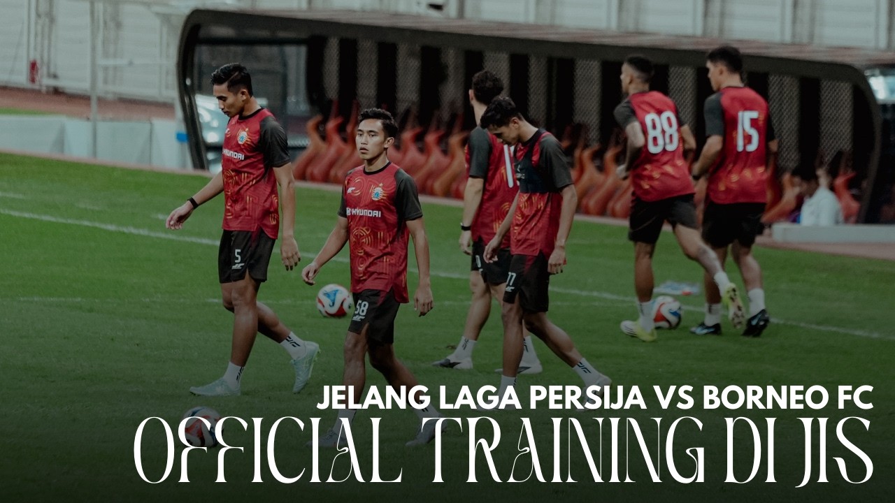 Jelang Hadapi Borneo FC, Persija Jalani Official Training di Dalam JIS | Training Drill