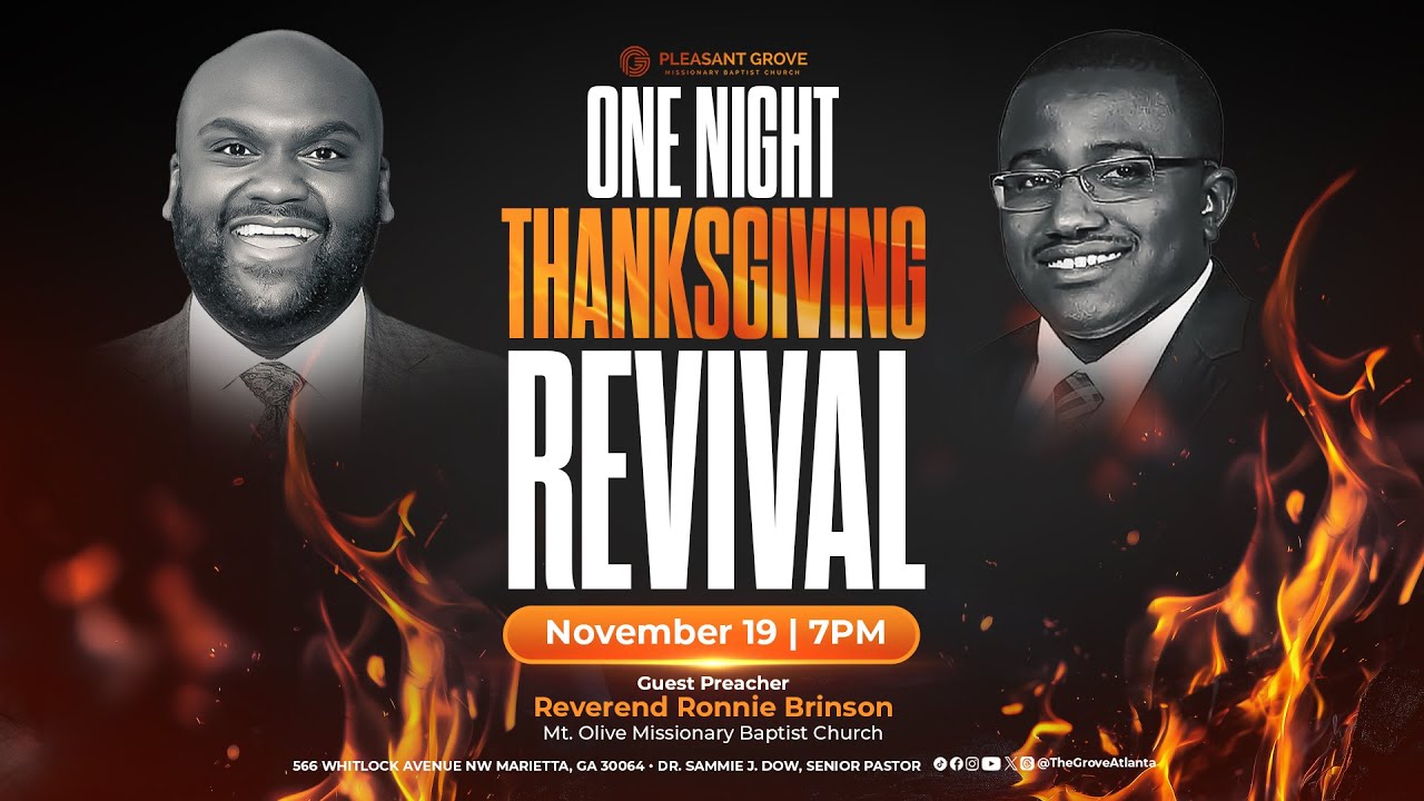Thanksgiving Revival | Rev. Ronnie Brinson, Jr. | November 19, 2025