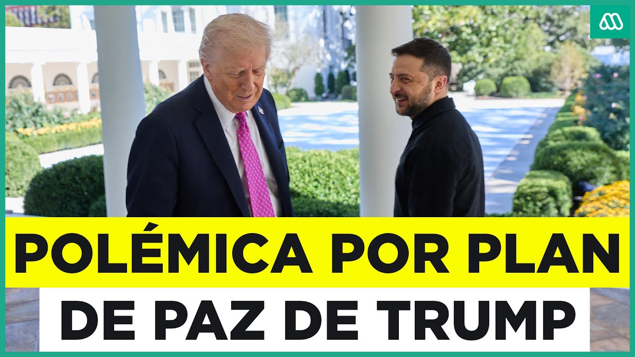 Pol&eacute;mica por plan de paz de Donald Trump para Ucrania: dio a Zelenski una semana para responder