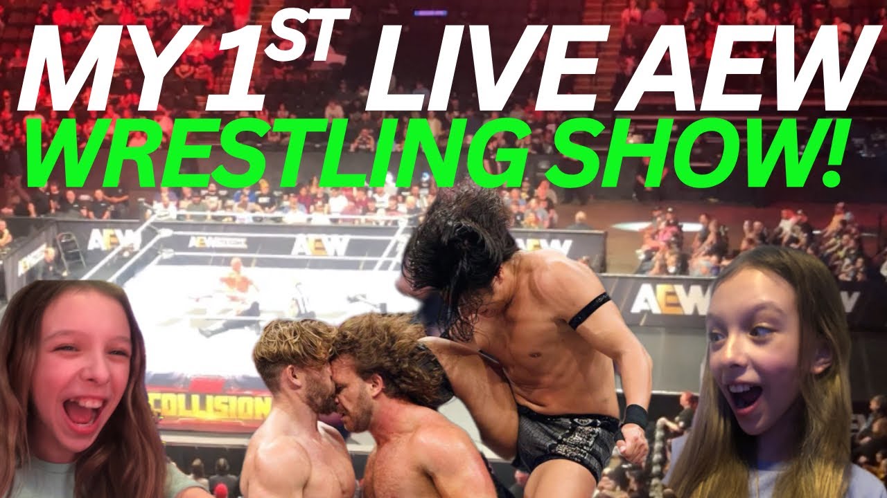 My first Live AEW Wrestling Show! #aewdynamite #aew #aewcollision #johnmoxley #hangmanpage
