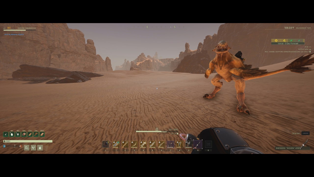 Taming my first Dune Raptor #icarusgame